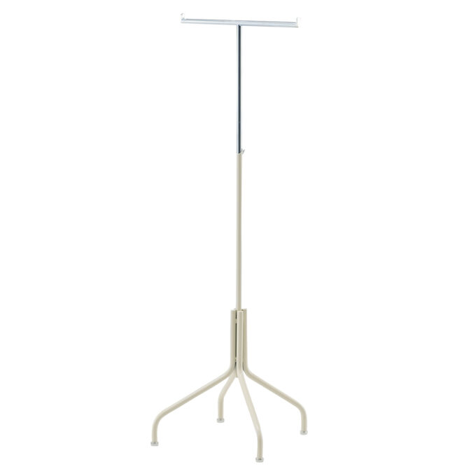 Kyasha : Rack B T-shaped rack, zinc plated and ivory