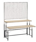 TABLE&amp;CHAIR : Multi-Table L Steps with Mesh Screen