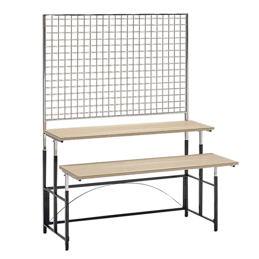 TABLE&amp;CHAIR : Multi-Table L Steps with Mesh Screen