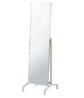 Kyasha : Rack C stand mirror zinc plated and ivory