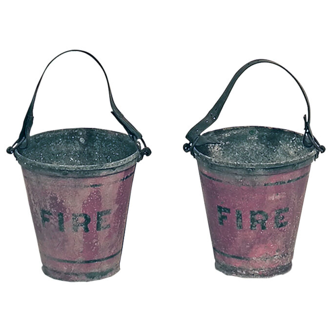 ima vintage : Others-V0096 Zinc Buckets, 2 pcs