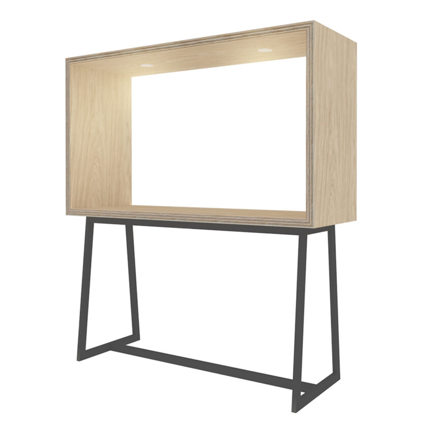FROM FORM : BOX TABLE ハイチェア片面 W1800