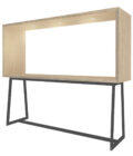 FROM FORM : BOX TABLE ハイチェア片面 W2400
