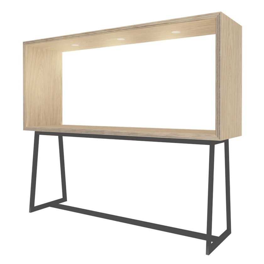 FROM FORM : BOX TABLE ハイチェア片面 W2400