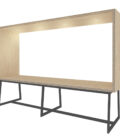 FROM FORM : BOX TABLE Low Chair double-sided  W3000