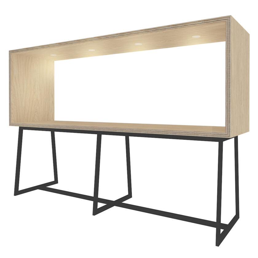 FROM FORM : BOX TABLE ハイチェア両面 W3000