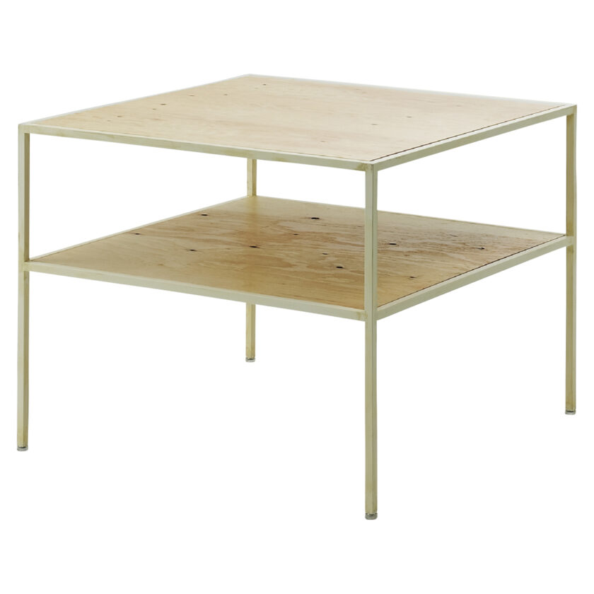 Kasha Table : 2-tier table ivory
