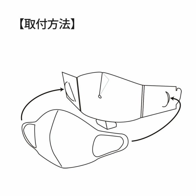 Mask Display Tools : マスクディスプレイ 立体シートタイプ MD-02